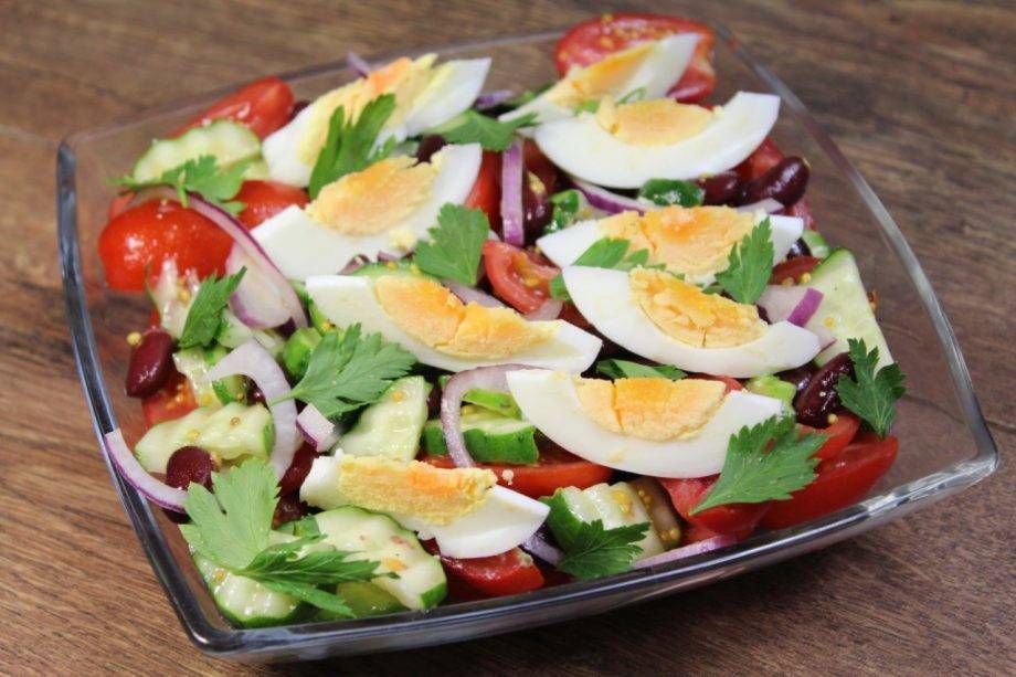 Салаты из свежих овощей. 20 проверенных рецептов от сибмам с фото - салаты
