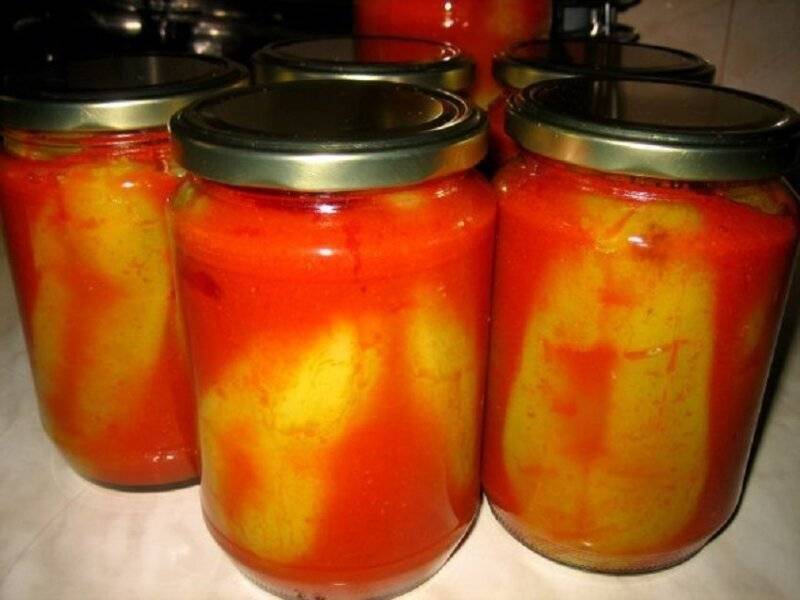 Перец в томатном соке на зиму - рецепты лечо с баклажанами, морковью и луком