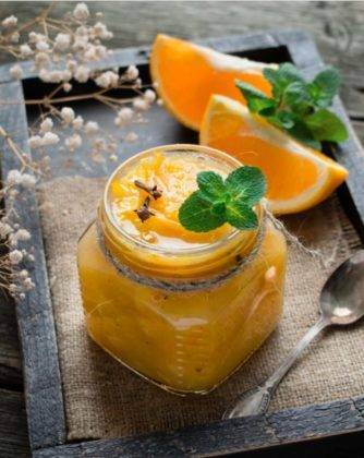 Апельсиновый конфитюр: рецепт для торта, из корок (цедры), с миндалем, лимоном и фото