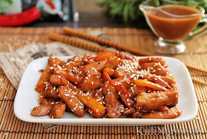 Курица с арахисом по-китайски – кулинарный рецепт