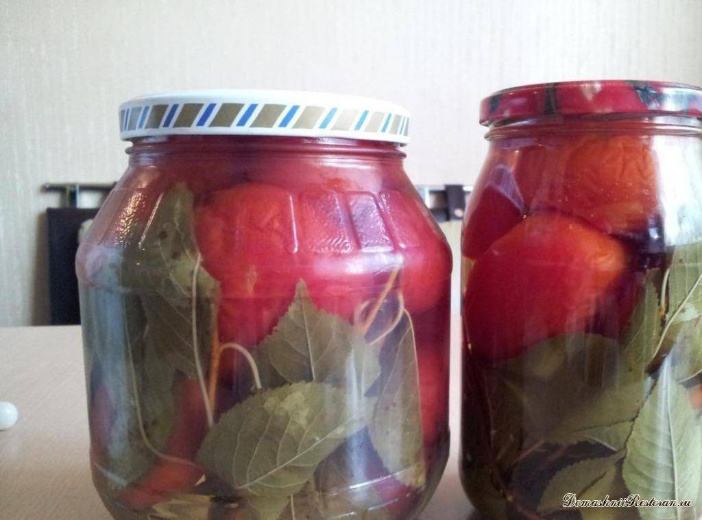 Рецепт помидоров с ветками вишни