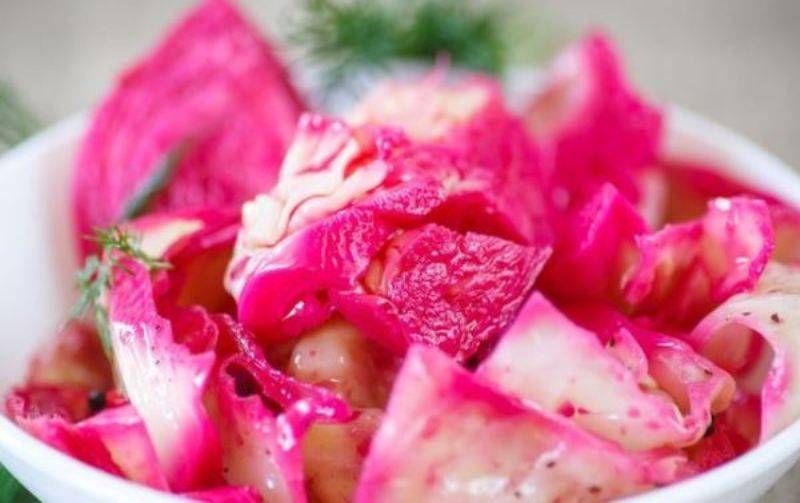 Капуста пелюстка со свеклой — 8 рецептов быстрого приготовления и на зиму капусты с буряком