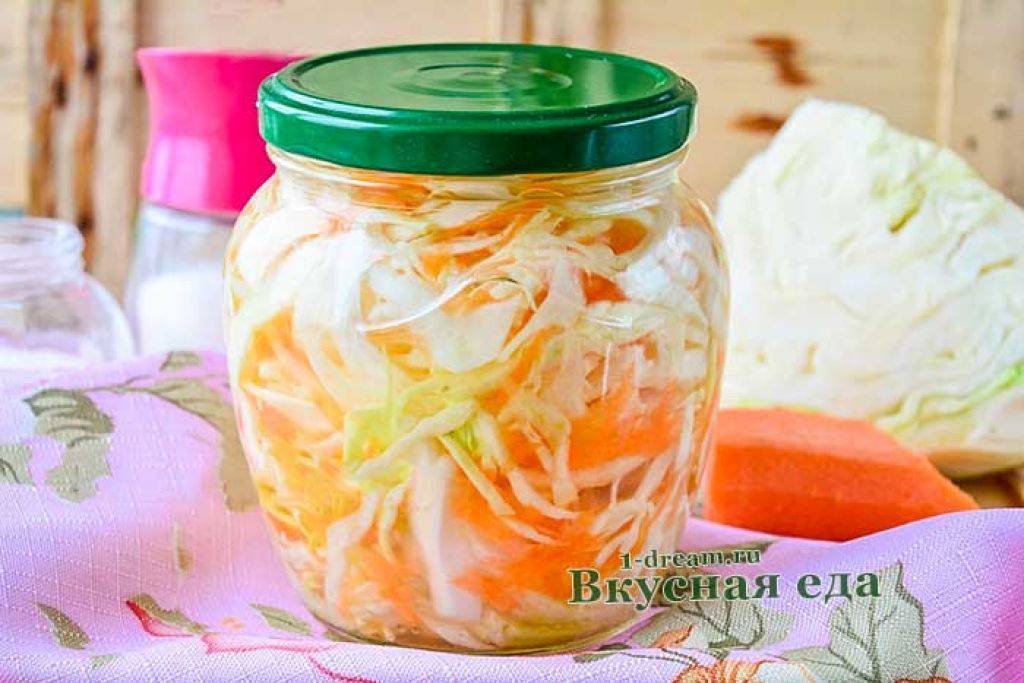 Маринованная капуста быстрого приготовления: быстро и очень вкусно