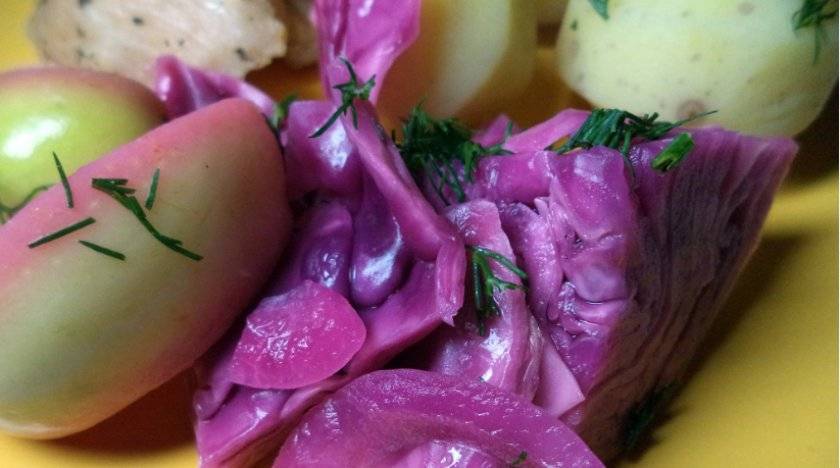 Маринованная красная капуста быстрого приготовления: рецепты с фото