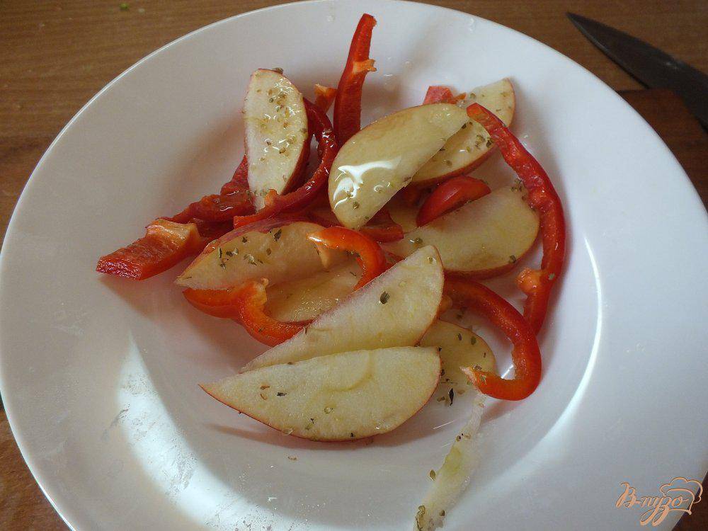 Салат из перца с яблоками. кулинарный ежедневник