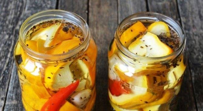 Маринованные патиссоны: продолжаем делать вкусные заготовки на зиму