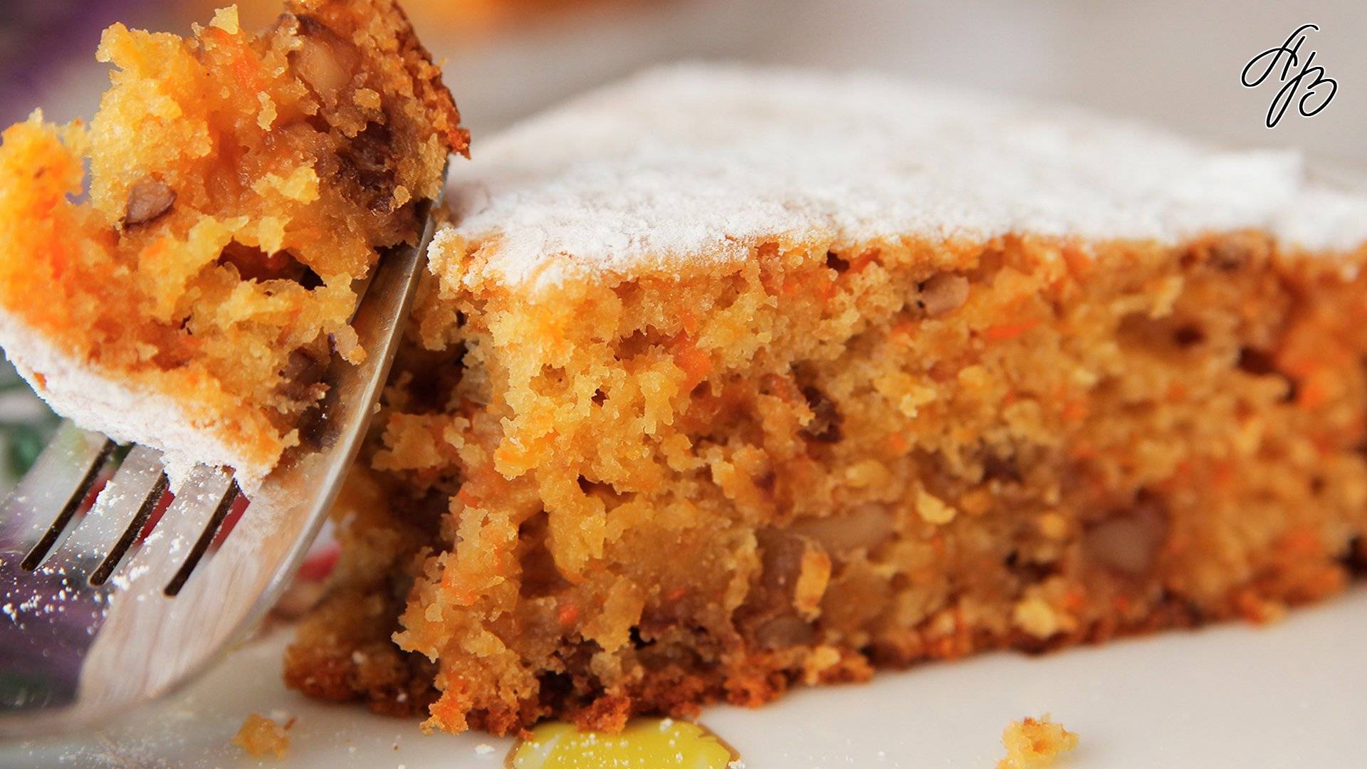 Морковный пирог - бесподобное лакомство для диеты и не только!