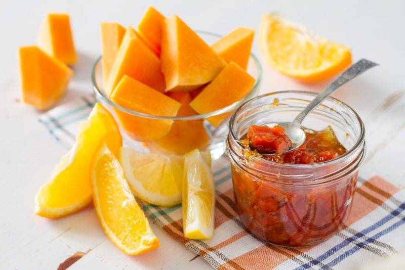 Варенье из тыквы с апельсином и лимоном; пошаговый рецепт приготовления тыквенного лакомства