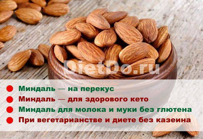 Сколько можно есть миндаля в день и как правильно употреблять эти орехи в пищу?