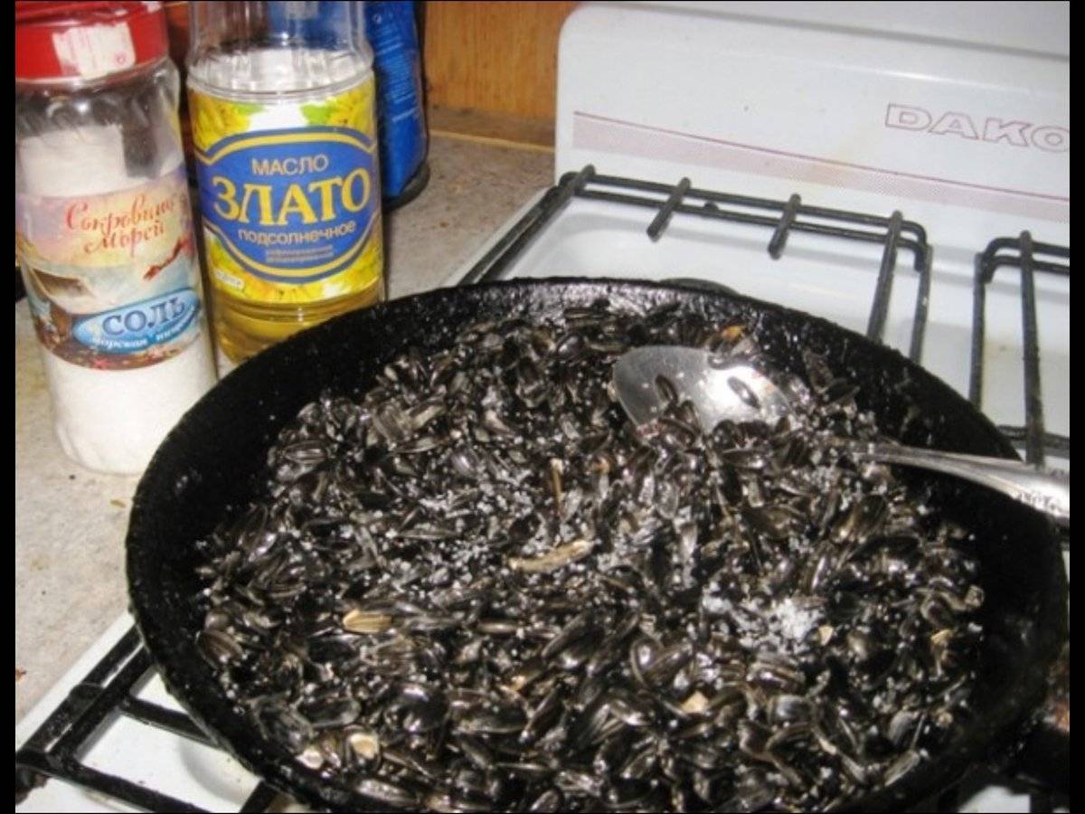 Как жарить семечки на сковороде в домашних условиях