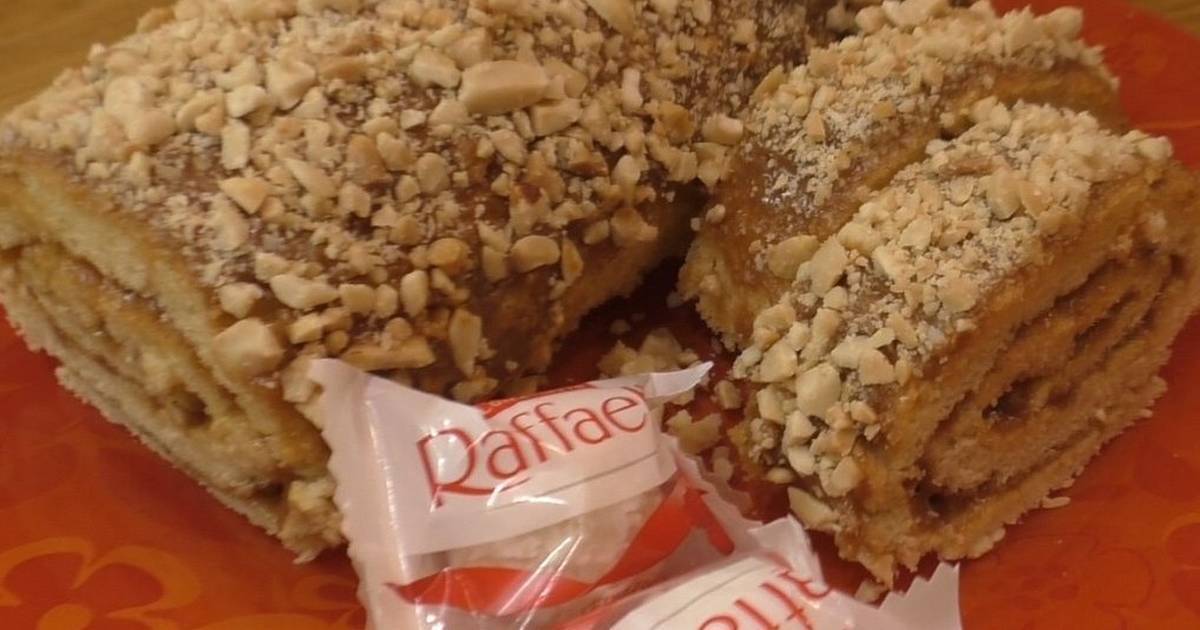 Торт с арахисом: рецепт с арахисом и сгущёнкой, бисквитный