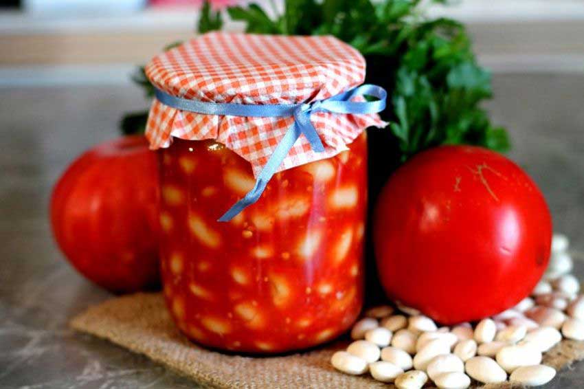 Белая фасоль в томатном соусе рецепт с фото пошагово - 1000.menu