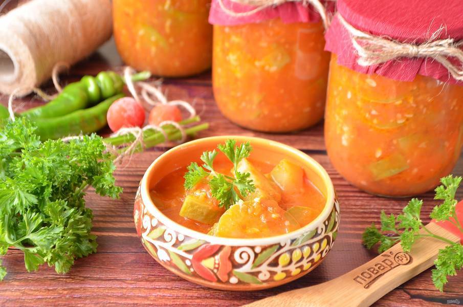 Салат из кабачков на зиму – 13 оригинальных вариаций