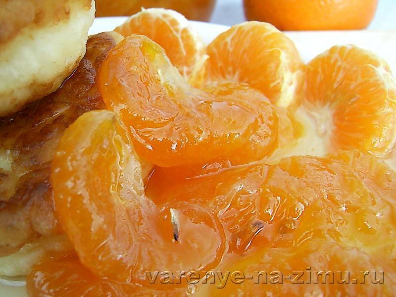 Рецепт мандаринового варенья целиком