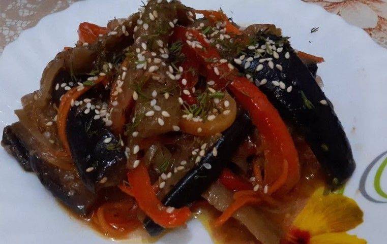 Баклажаны по-корейски, самый вкусный рецепт — wowcook.net