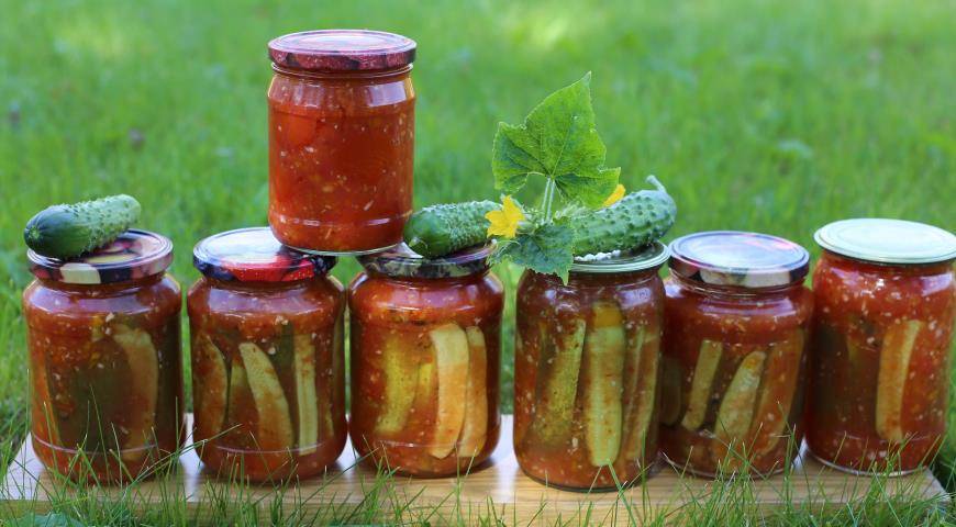 Маринованные огурцы в томатном соусе на зиму: лучшие рецепты, проверенные временем
