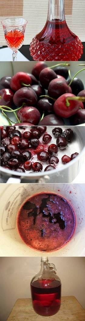 Вино из вишни с косточками в домашних условиях - 5 простых рецептов приготовления