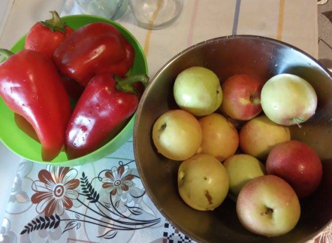Состав яблоки перец помидоры
