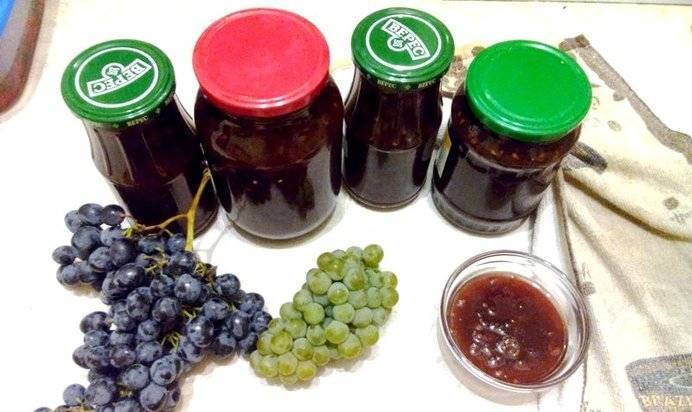 Варенье из винограда на зиму: рецепты домашних заготовок