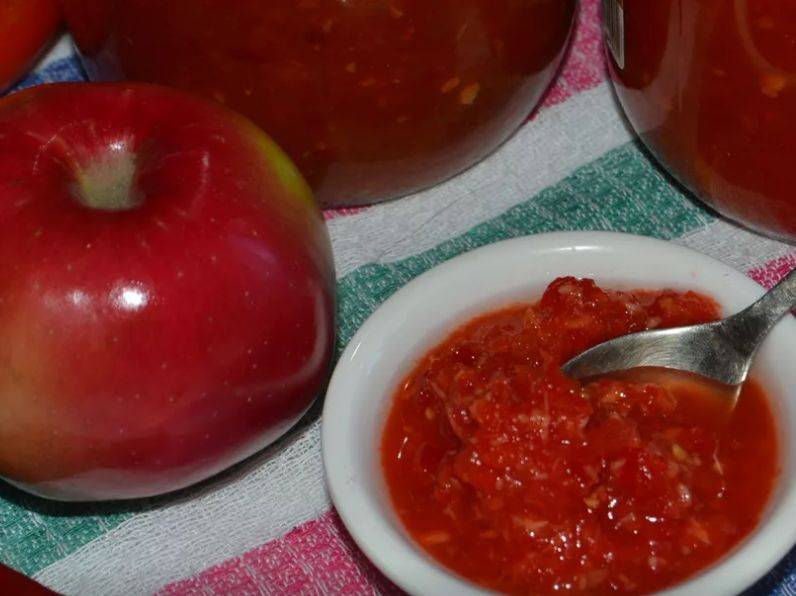 Аджика с яблоками - вкусные и оригинальные способы приготовления соуса