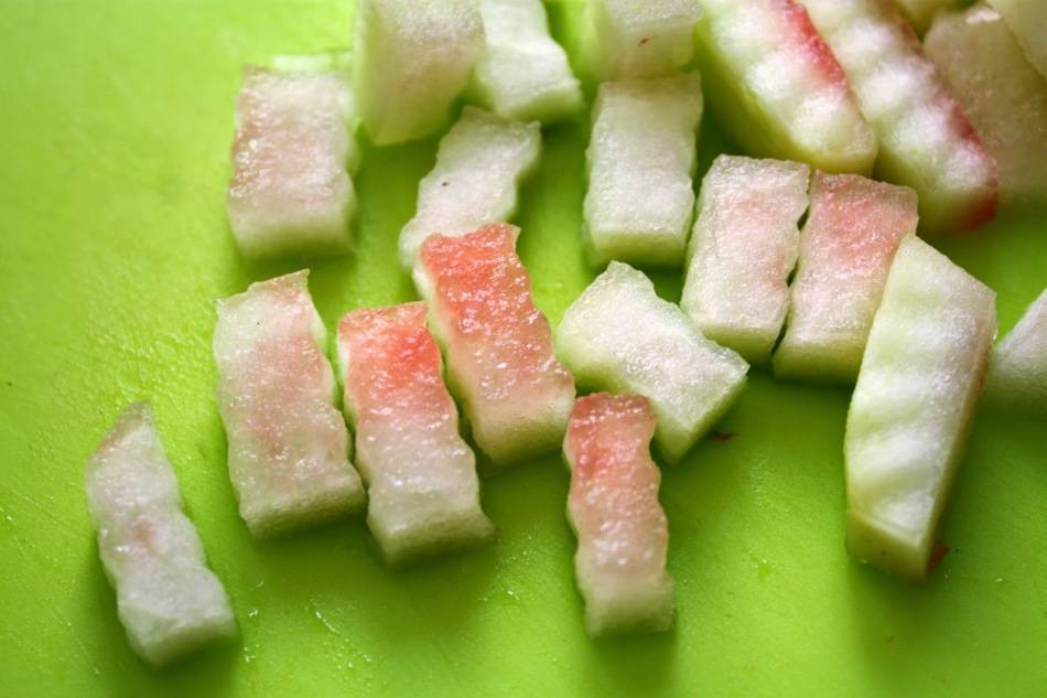 Цукаты из арбузных корок - лучшие способы приготовления оригинальных сладостей