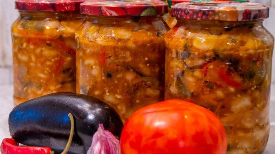Манжо из баклажанов – ярко и аппетитно! рецепты закуски (салата) манжо из баклажанов на зиму: классические, с фасолью, кабачками