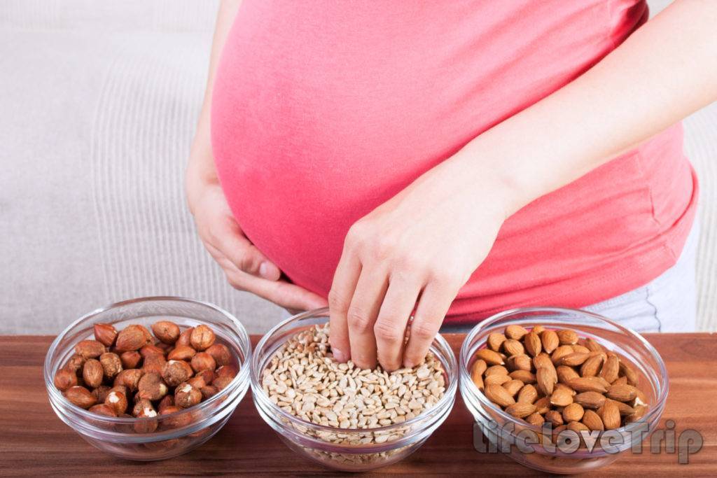 Какие орехи во время беременности полезны для организма женщины и малыша+видео