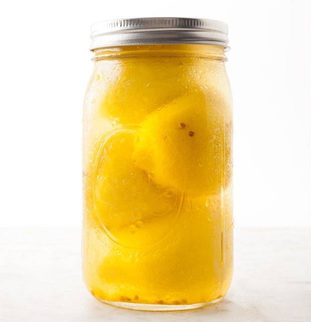 Консервированный лимон с сахаром — пошаговый рецепт с фото