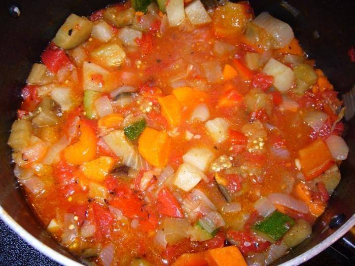 7 рецептов овощного рагу на зиму из баклажанов, моркови, кабачков