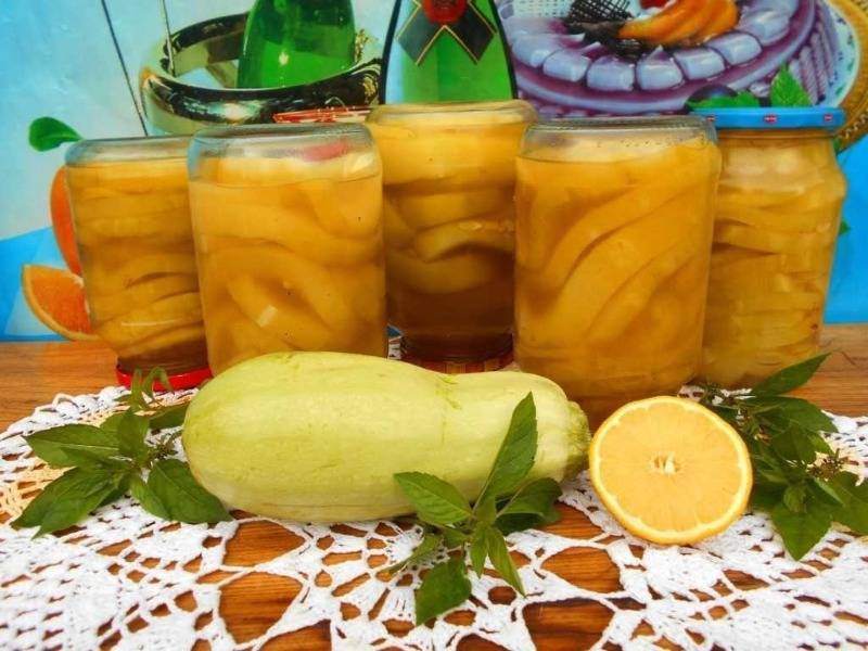 Восхитительно ароматные кабачки, как ананасы: мои рецепты на зиму — с алычой и лимоном