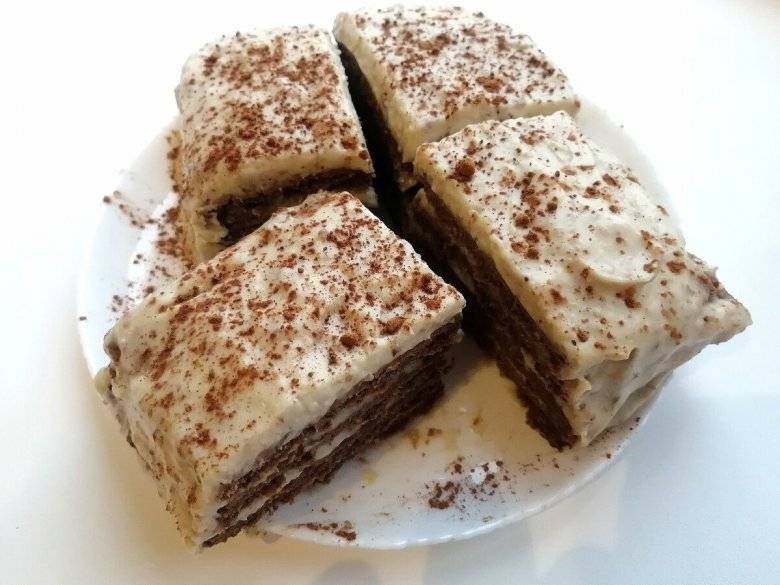 Торт из печенья без выпечки - идеальный рецепт холодного десерта